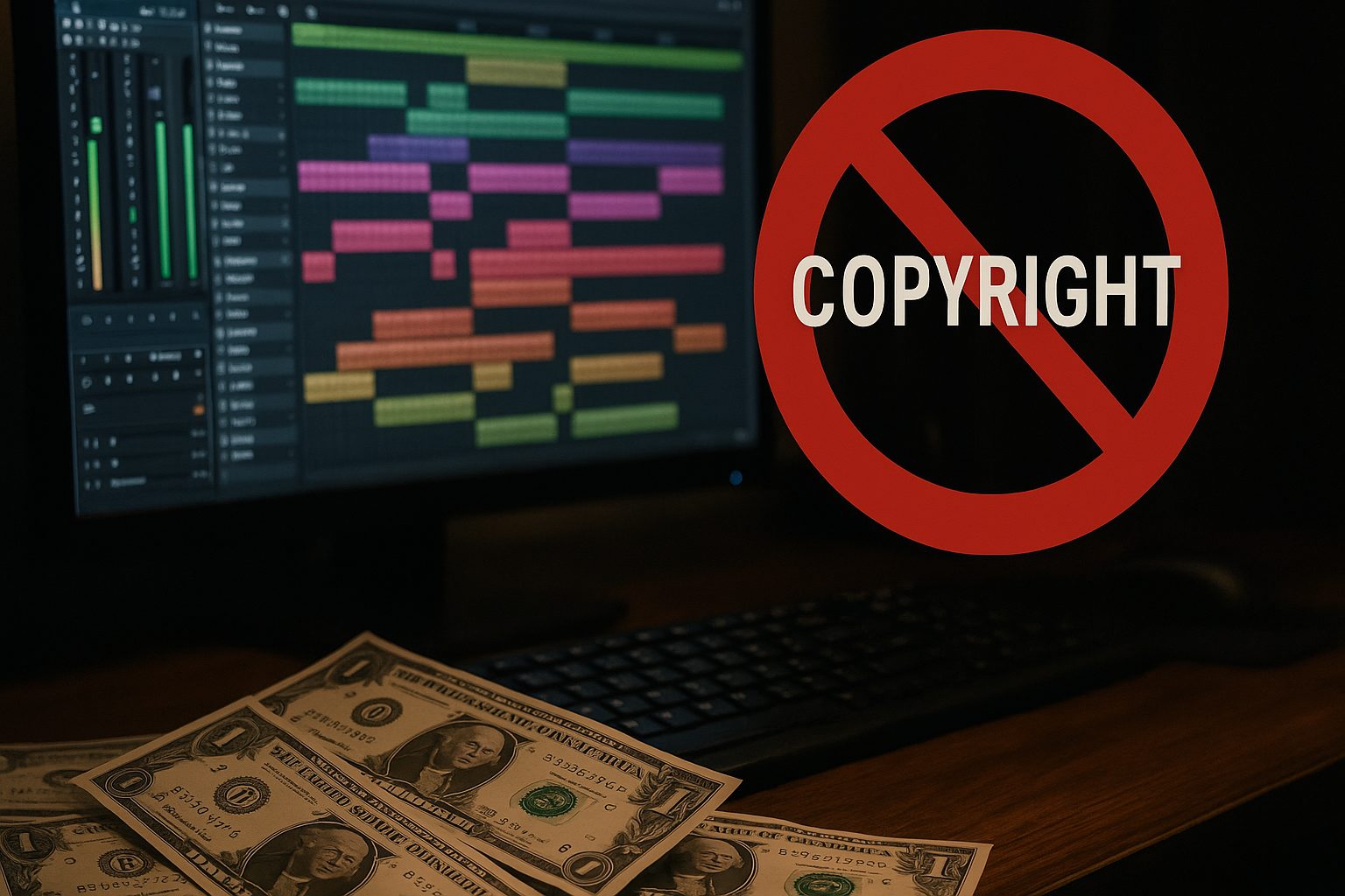 知っておくべきAI作曲のリスク!違法性から商用利用まで