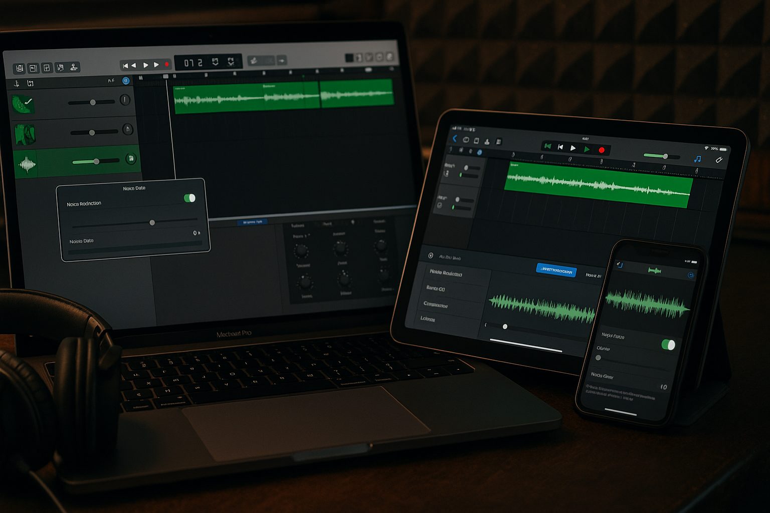 デバイス別!GarageBandのノイズ除去とプラグイン活用術