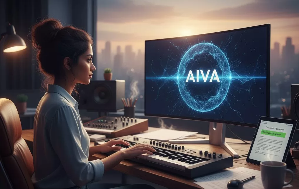 【AIVA著作権の壁を完全突破】「誰の曲？」問題に終止符！プラン別の商用利用・権利帰属を徹底解説
