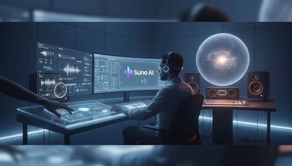 【最新版】Suno AI v5徹底解説！プロの音楽制作を劇的に変える「未来」の機能と使い方